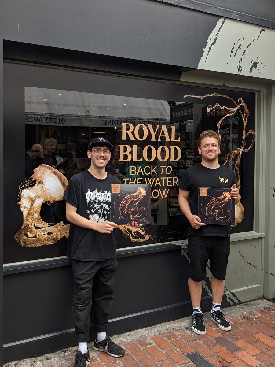 Happy release day to @royalblooduk ! We can't wait to rock out at @concorde_2 with them on Tuesday 🤘🤘🤘