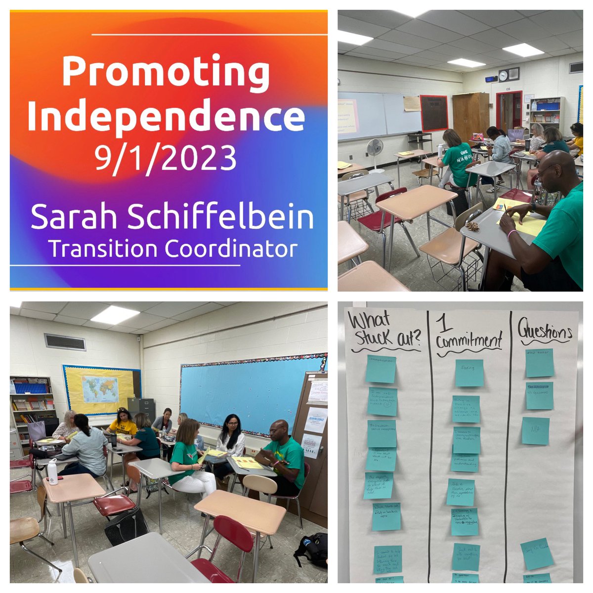 Had such a wonderful time presenting PD this morning! It was filled with great discussions about supporting and promoting student independence! Looking forward to an AWESOME school year!! @Mrs_Sasse_LTPS @dadamltps @LTPS1 @robyn_klim