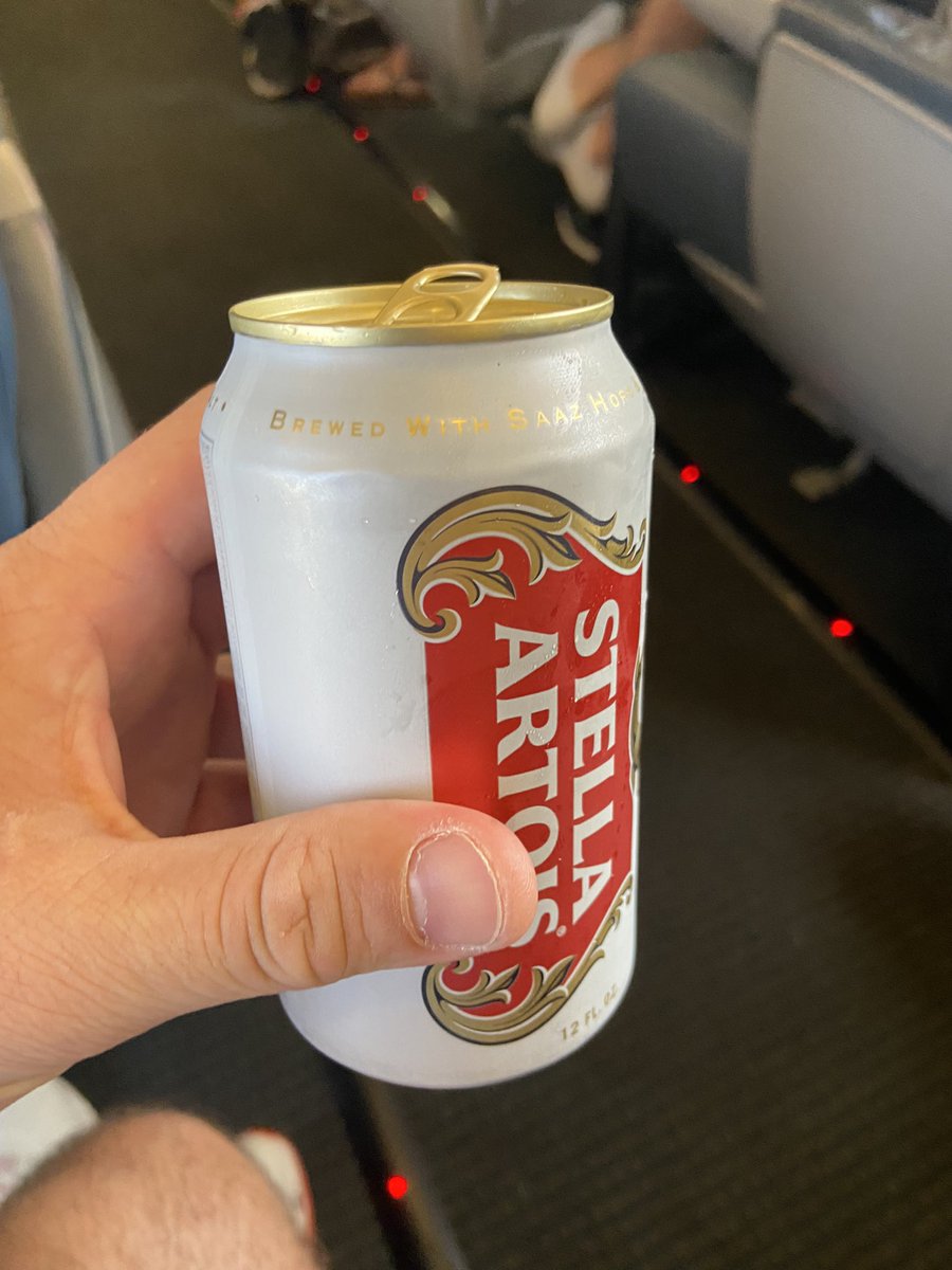 FatherCoy's tweet photo. Enjoying an ice cold @StellaArtois on my beautiful @Amtrak ride! 

Delicious beverage on a comfortable ride to watch my @BCEagles @BCFootball 

What’s better than this??? https://t.co/CymefuN0Jo