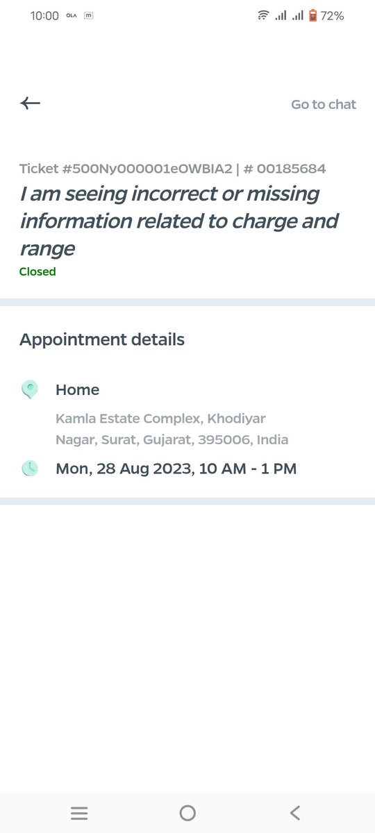 pratik0161's tweet photo. GJ05KZ1084
Wrote a complaint after a month the number comes, nothing even the ticket is closed without a replay, the service is completely useless. https://t.co/I2z8FVHUU3