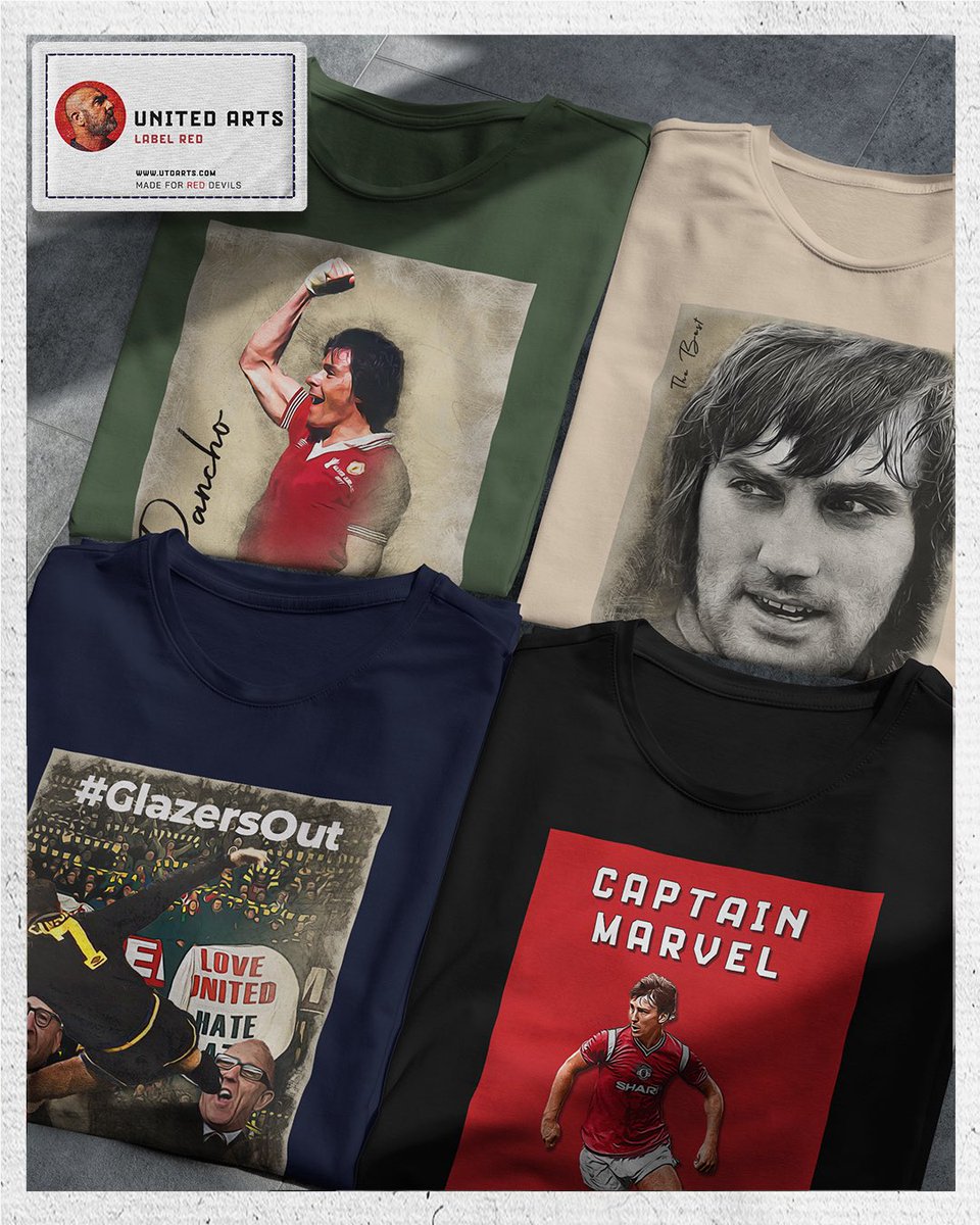 Right then, who fancies winning these 4 fantastic t-shirts this weekend? I've got a set to giveaway thanks to @TffUTD #mufc