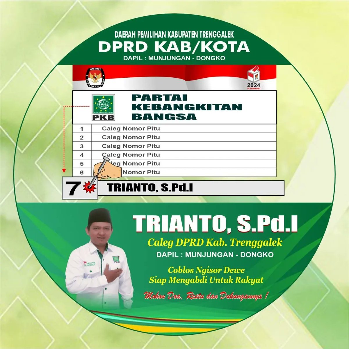 #GusIminPKBSatu
#GusIminKunciPilpres

<a href="/cakimiNOW/">A Muhaimin Iskandar</a> 
<a href="/EmHasanuddin/">M Hasanuddin Wahid</a> 
<a href="/imansyukri/">Iman Sukri</a> 
<a href="/M1ftahulMun1r/">Miftahul Munir</a>

#AtoxTrianto
#CalegDPRDPKBTrenggalek
#CalegDPRDJalurLangit
#DapilMunjunganDongko
#CoblosNomerPitu
#TolakTambangEmasTrenggalek