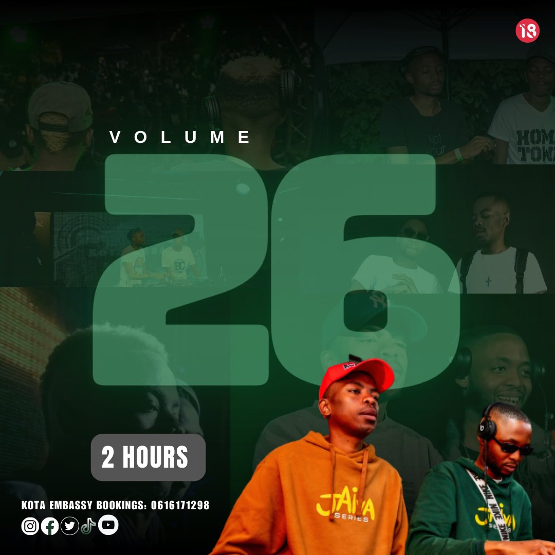 KotaEmbassy's tweet photo. KOTA EMBASSY VOL.26 (2 HOURS) OUT NOW 🌎🔥🔥

🍎 https://t.co/v1UG6C4h4N

📱 https://t.co/5JsKjOBDaJ https://t.co/VRmH1iG6BR
