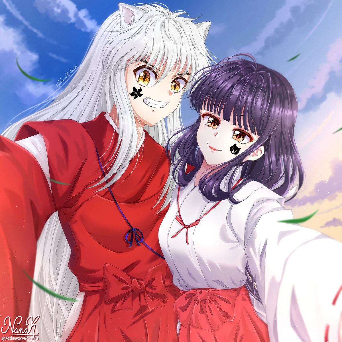 KashewakyNanami's tweet photo. Día 1: Fotografía 📸
Selfie de mis bebés 💕
#InuKyoMonth2023 #MonthInuKik2023 #Inuyasha #kikyo #Kikyou #InuKyo #InuKik #犬夜叉 #桔梗 #犬桔 #InuKikmonth #InuKyoMonth #monthInuKik #monthInuKyo https://t.co/gLFQkFjHBf