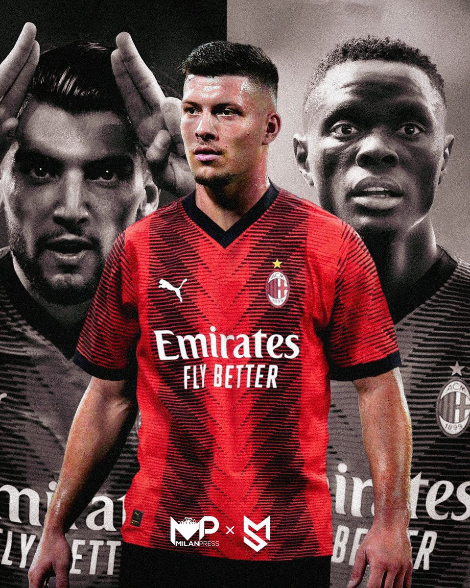 MilanPress_it's tweet photo. 🤯

👋🏻 @MehdiTaremi9 
👋🏻 @PatsonDaka20 
👋🏻 @RafaMir33 
🔜 𝓛𝓾𝓴𝓪 𝓙𝓸𝓿𝓲𝓬

🎨 @ms23design per https://t.co/jlTDBgF49e

#Jovic #milanpress https://t.co/citugd04DO