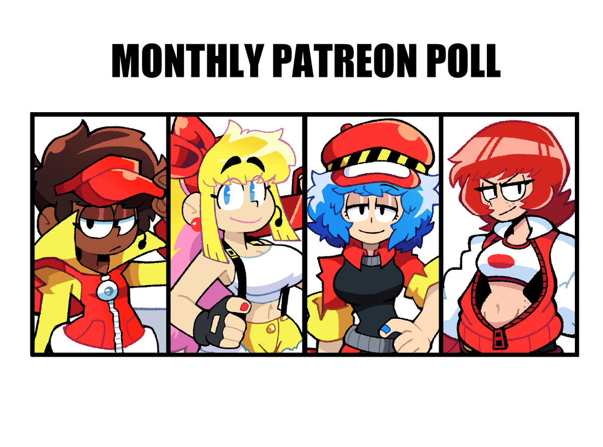 This months poll is up
I've been busy so I haven't had time to think of a theme for this month so this time it'll be a surprise, could be a pic of them in their default outfit, could be something completely different. Who knows!