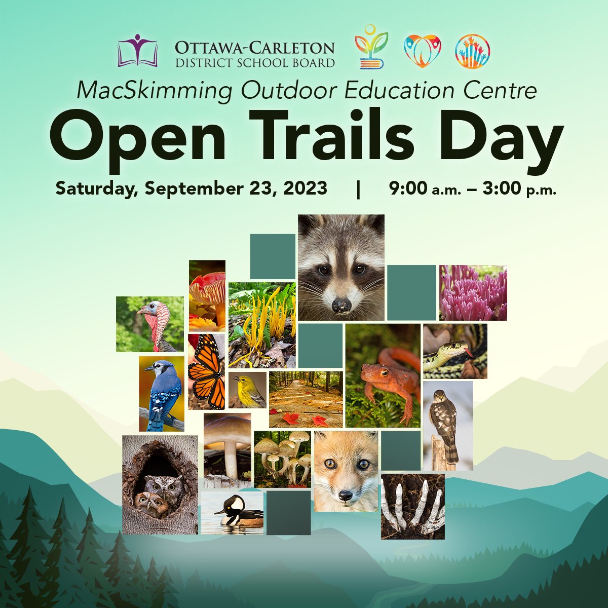 MacSkimming Outdoor Education Centre is having its annual Open Trails Day on Saturday, September 23 from 9:00 a.m. to 3:00 p.m.! This is the only day of the year when this 425-acre classroom is open to the public for everyone to explore. Learn more: ow.ly/WVPu50PGwav