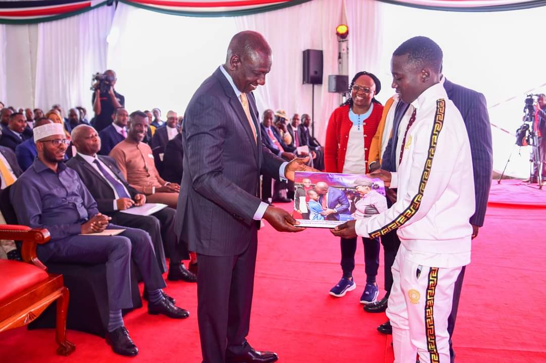 Today the rising superstar got a chance to meet <a href="/WilliamsRuto/">William Samoei Ruto, PhD</a> . Aldrine Kibet talent has caught the eyes of many scouts, he will soon be leaving to Spain  to  join High Performance Nastic Soccer Academy. CS Sports <a href="/AbabuNamwamba/">Amb Hon Ababu-Namwamba, EGH🇰🇪</a> Will meet Aldrine Kibet's Parents flight ticket.