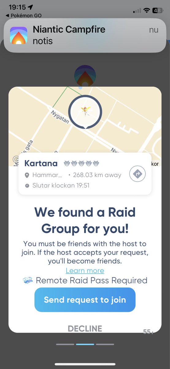 jBerndes's tweet photo. @PokemonGoApp Ehhhhh, after declining 25 Kartanas invites why don’t Campfire understand that i do not want to do a Kartana raid????? #pokemon #raid #campfire #pokemongo #kartana https://t.co/WTOInpvSpl