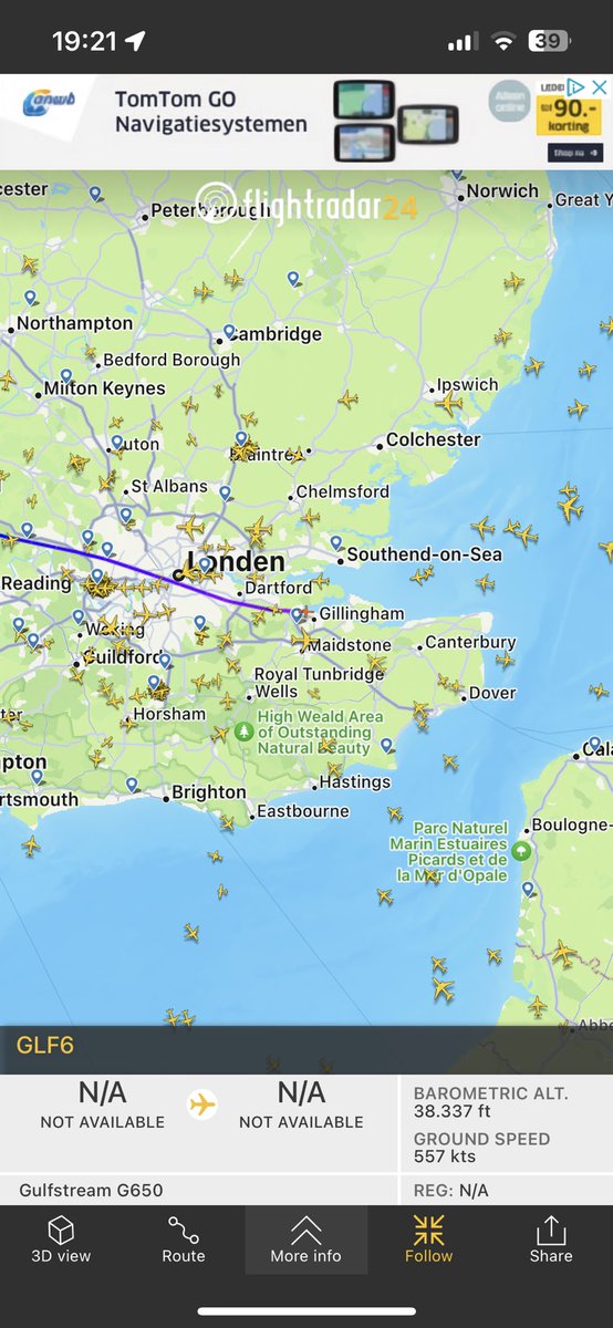 deze vertrek net uit Oxford (100km) vanaf London #psv