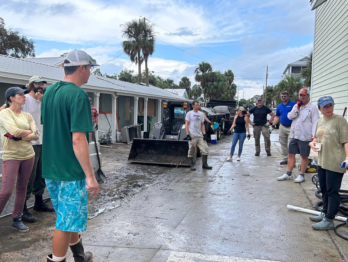 UF Center for Coastal Solutions (@ufcoastal) on Twitter photo Cedar Key, FL saw a record 6.9 foot storm surge during #Idalia. Our team is helping with clean up at <a href="/NCBS_UF_IFAS/">UF/IFAS Nature Coast Biological Station</a> today. Cedar Key, FL saw a record 6.9 foot storm surge during #Idalia. Our team is helping with clean up at <a href="/NCBS_UF_IFAS/">UF/IFAS Nature Coast Biological Station</a> today.