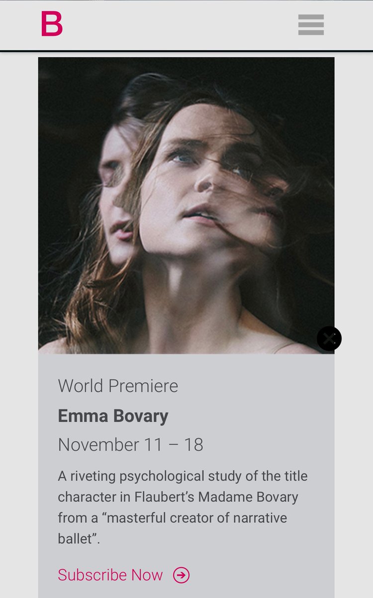 myrnamaid's tweet photo. National Ballet of Canada and the Berlin Ballet are both premiering new Madame Bovary ballets in 2023. Everyone is on a Flaubert kick apparently. https://t.co/1MzHadmDdu