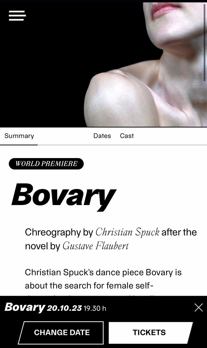 myrnamaid's tweet photo. National Ballet of Canada and the Berlin Ballet are both premiering new Madame Bovary ballets in 2023. Everyone is on a Flaubert kick apparently. https://t.co/1MzHadmDdu