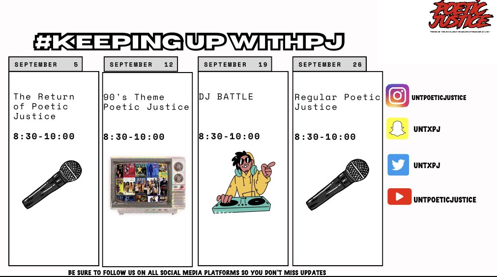 UNT Poetic Justice tweet media