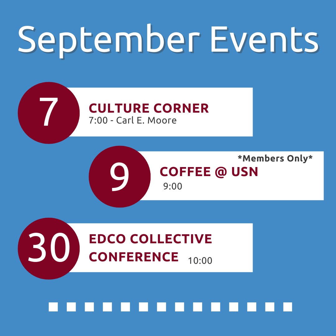 New EdCo Events! Save this Sept. 2023 calendar and plan to attend your favorites. We can’t wait to see you! Learn more about each event at: educatorscooperative.com/events/ #forteachersbyteachers #educatorscooperative