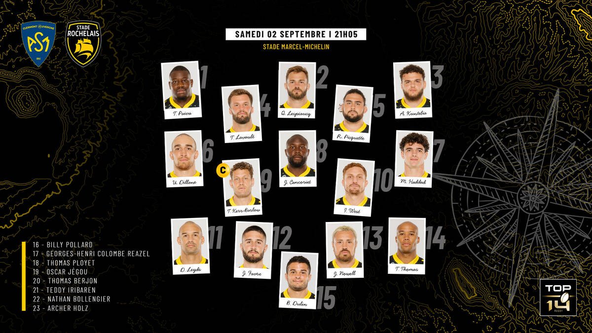 #ASMSR
Voici la compo pour le ✈️ à Marcel Michelin !