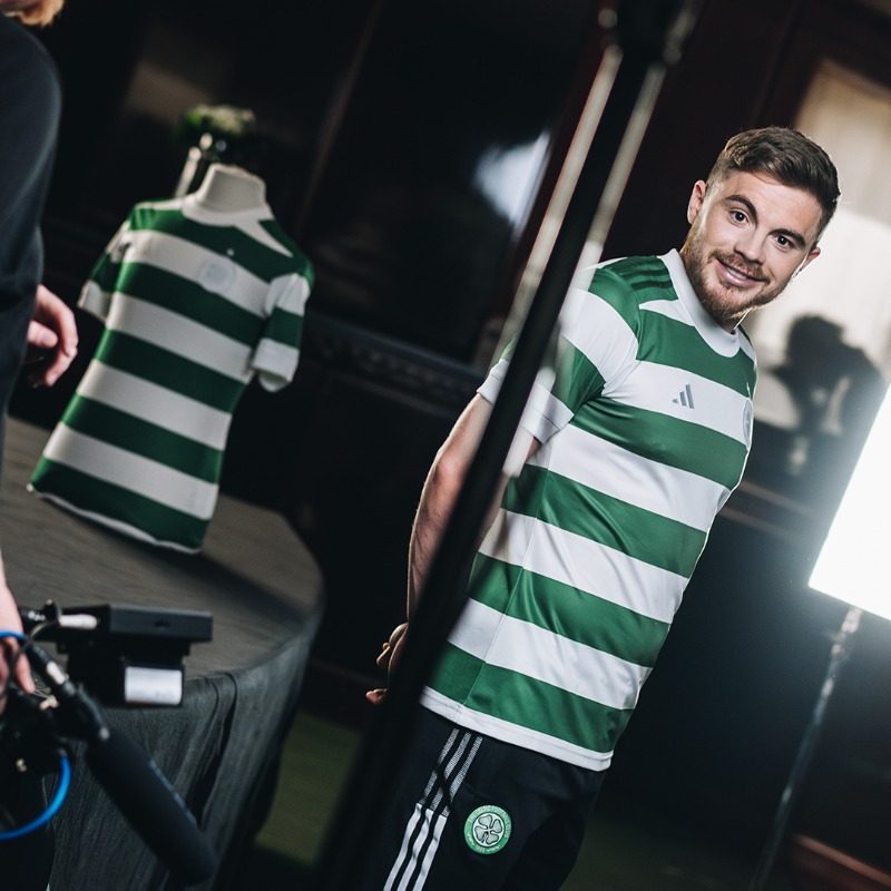 CelticFC's tweet photo. 🟢📸⚪ Behind the Scenes at the #CelticFC x @adidasfootball Limited Edition Jersey photoshooot!

Pre-order yours here - Last few sizes remaining ❗🔗