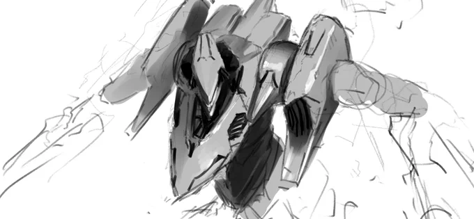 やっぱりロボットは描けないです。 
