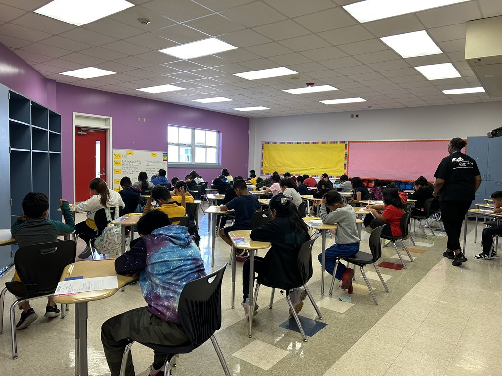 Hard work pays off!  Our 5th grade students rocked their DOL to fill up the Teams Center! <a href="/OlindaRam6/">Dr. Olinda R.</a> <a href="/LRAhumada6/">LRAhumada6</a> <a href="/j_mastillo/">Dr. John R. Mastillo</a> <a href="/MEMoore_Brown/">Mellody Moore-Brown</a> <a href="/Mary2Q2/">MaryQ</a> <a href="/gittenssm/">Stephen Gittens</a> <a href="/HISD_West/">🚨 This page is no longer active! 🚨</a> @DrLauraStoutPMP