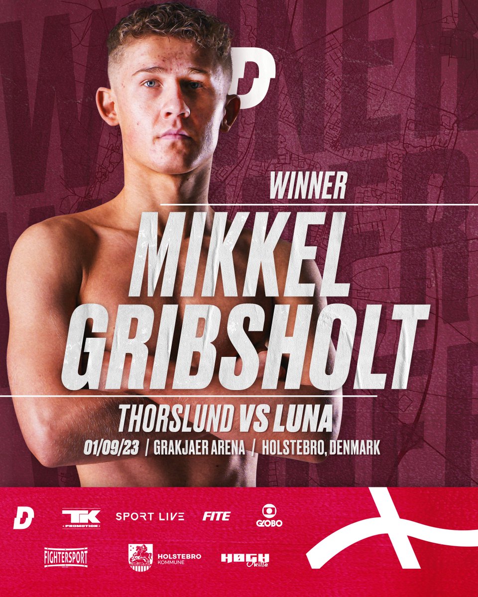 disruptboxing's tweet photo. 💥 Power-hitting Mikkel Gribsholt stops Bacho Jintcharadze in the 4th round for his second straight KO victory.
An early treat for Danish crowd!
#ThorslundLuna | @fitetv | #DisruptBoxing | https://t.co/nQk4rlQvbj