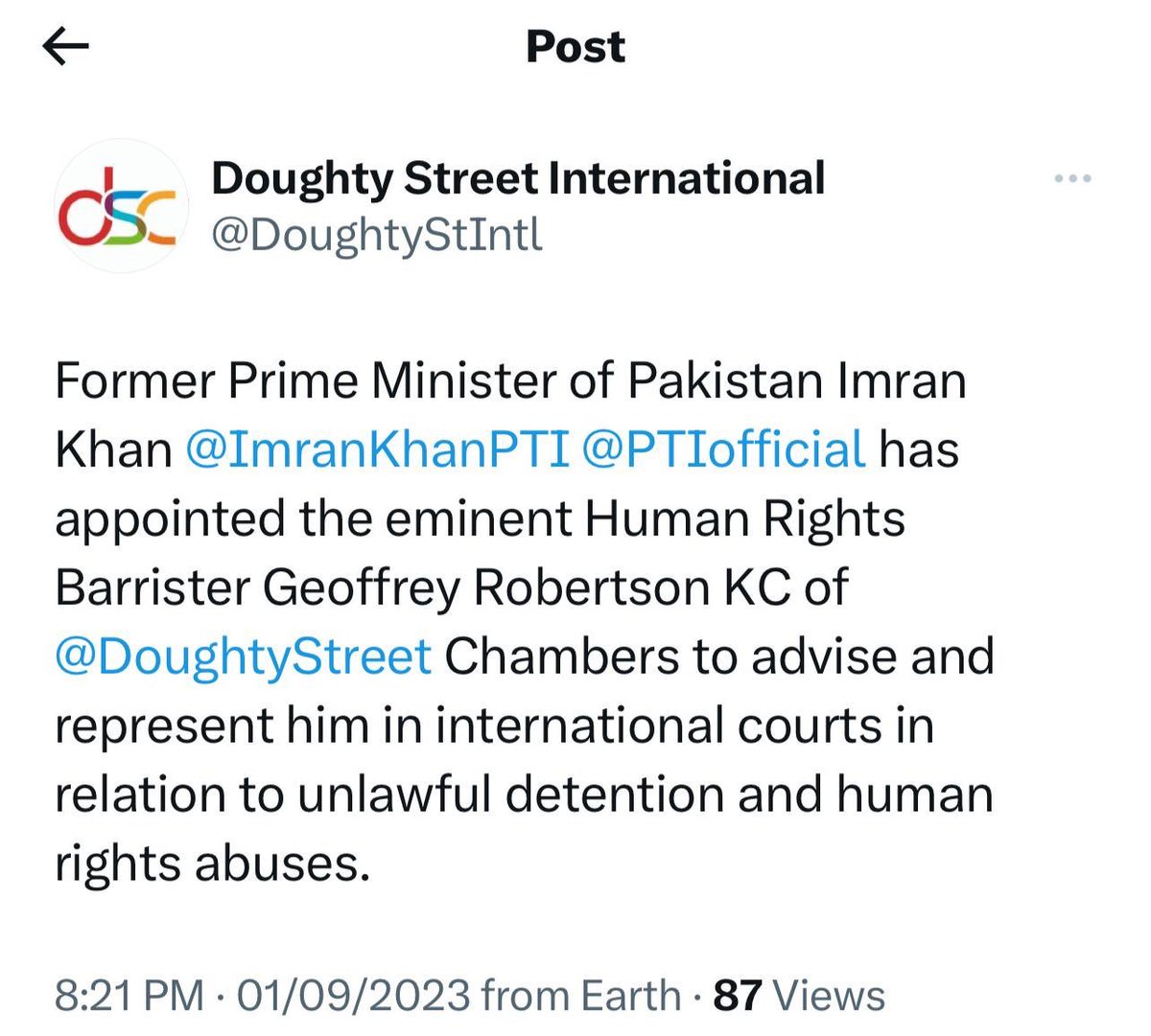 جسٹس بندیال صاحب اور ان کی عدالتوں سے مایوسی کے بعد اب کپتان کا مقدمہ عالمی عدالت انصاف میں لڑا جائے گا۔  انٹرنیشنل وکلا کو انگیج کیا گیا ہے۔