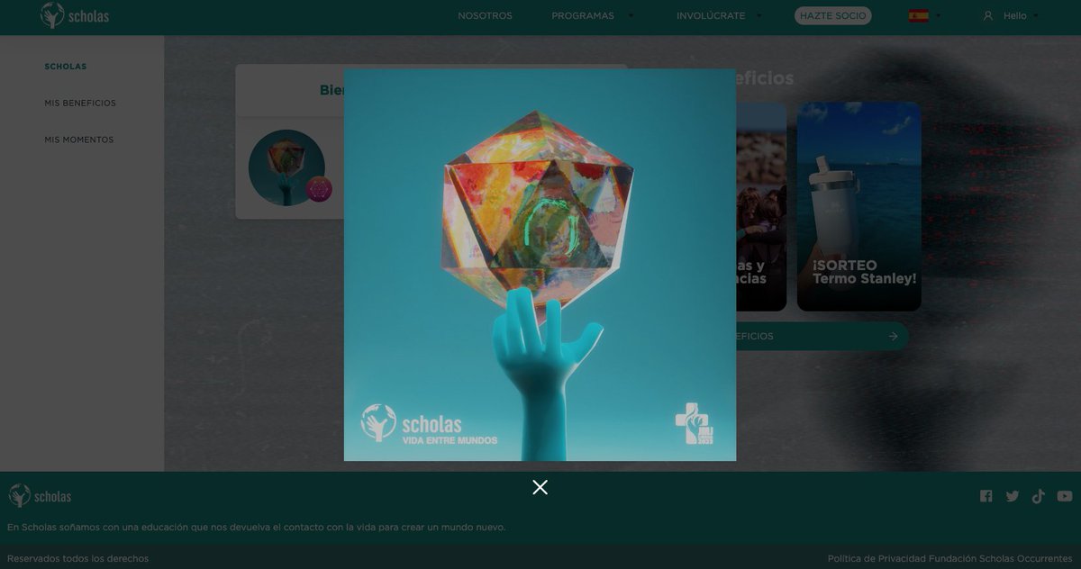 Más de 800 personas coleccionaron el activo digital que creamos en <a href="/Algorand/">Algorand</a> para representar la pincelada histórica de <a href="/Pontifex/">Pope Leo XIV</a>. 

Ya son parte de la comunidad digital de <a href="/Scholasok/">Scholas Occurrentes</a> y están accediendo a beneficios como Becas, Premios, Experiencias e Intercambios.