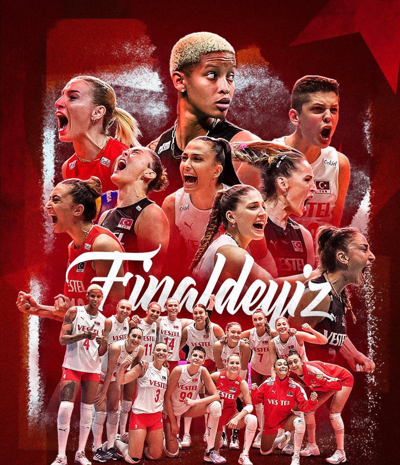 FİNALDEYİZ! 🇹🇷🇹🇷🇹🇷
Helal size kızlar❤️

2023 CEV Avrupa Şampiyonası’nda İtalya’yı 3-2 yenerek finale kalmayı başaran #FileninSultanları ile gurur duyuyoruz. Yolun sonu şampiyonluk olsun.