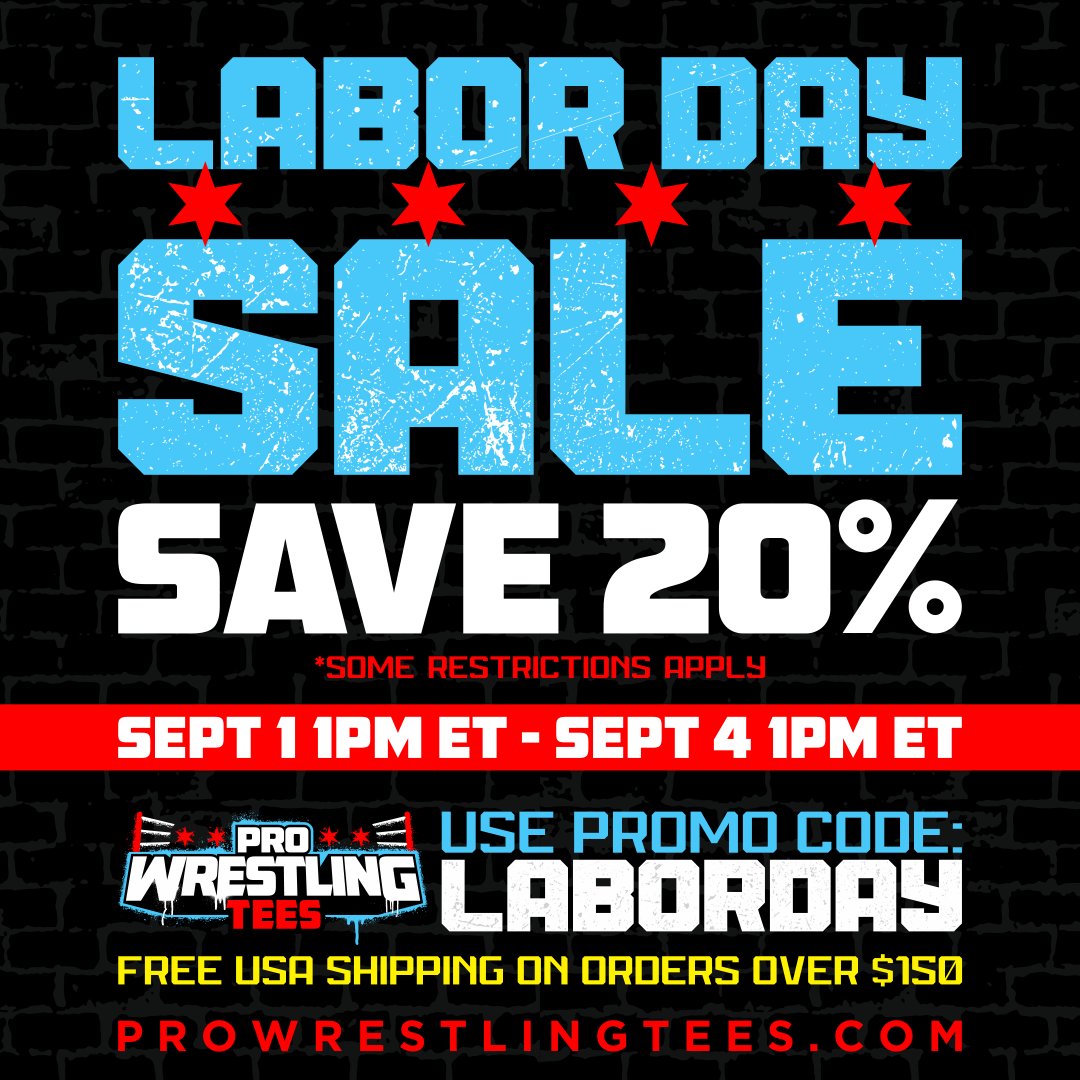 vin_digi's tweet photo. #ProwrestlingTees #LaborDaySale #LaborDay2023 #Brooklyn #Philly             💪🏼😎 https://t.co/HXFb3XKai9