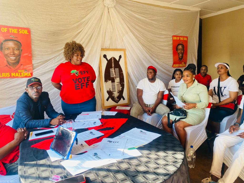 [Happening Today] The RCT Members of Zululand Region Are Currently Engaging on Political and Organisational Reports. @EFFKZN @madlomo37 #Woza2024 #RegisterToVoteEFF