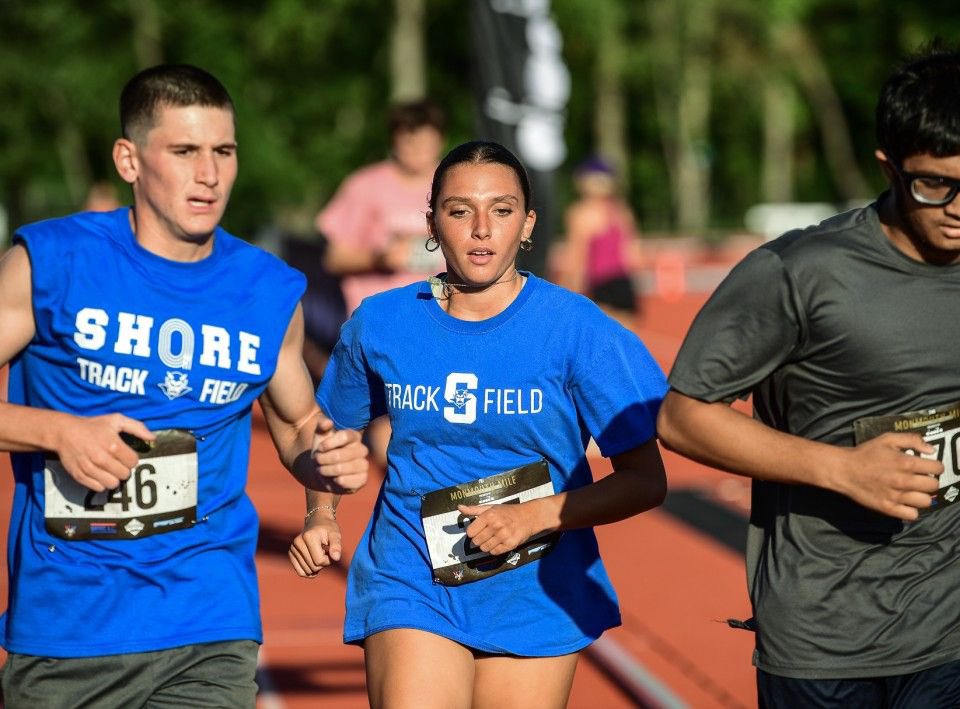 CoachAltenauNJ's tweet photo. Great night at the Monmouth Mile last night kicking off our season with our Blue vs. White scrimmage!! Really looking forward to seeing what this team does this year! https://t.co/IxRnGmrlGF