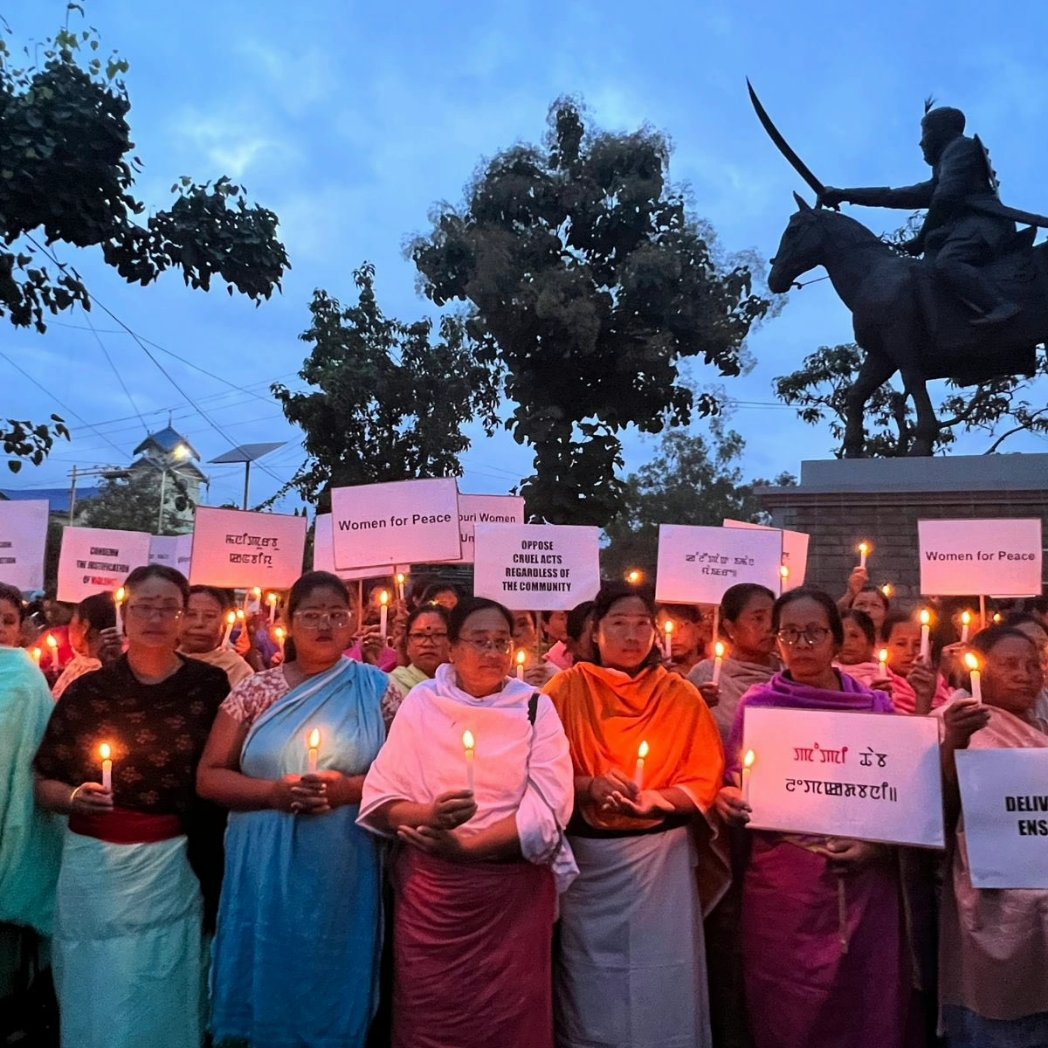 MeiteiAMA's tweet photo. Women’s Equality Day event is a testament to our commitment to make Manipur a safer for all women and advocating for their equality in all spheres. We are determined to make a positive impact on Manipur.

Women who have come to attend #WomenEqualityDay have stories of the loss they have faced...
"The war doesn’t end after the gunfire stops but the real war is happening in those relief camps and we are fighting that war everyday." - Angom Devika from Sugnu

"Where do we start from? What do we do and how do we start living, earning money and raise our children. This is not the life we deserve." - Khomdombi from Moirang Relief Camp 

#ManipuriWomenUnite
#WomenEmpowerment
#SaveManipur
#MeiteiAMA
#OneMeitei

@MeiteiAlliance
@BinaNepram
@RajshreeKeisham
@billieguarino
@UNWomenWatch
@unwomenindia
@HinduACT

https://t.co/ptR8SJMMA9