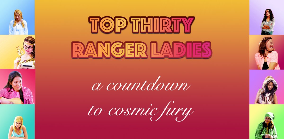#PowerMonth may be over... but the countdown to #CosmicFury begins now! 🌈⚡️

In honor and celebration, we will be doing a month-long thread leading up to the premiere of Cosmic Fury ranking thirty of our most beloved female rangers! 🩷💛🩵💜🤍❤️🩶🧡💚