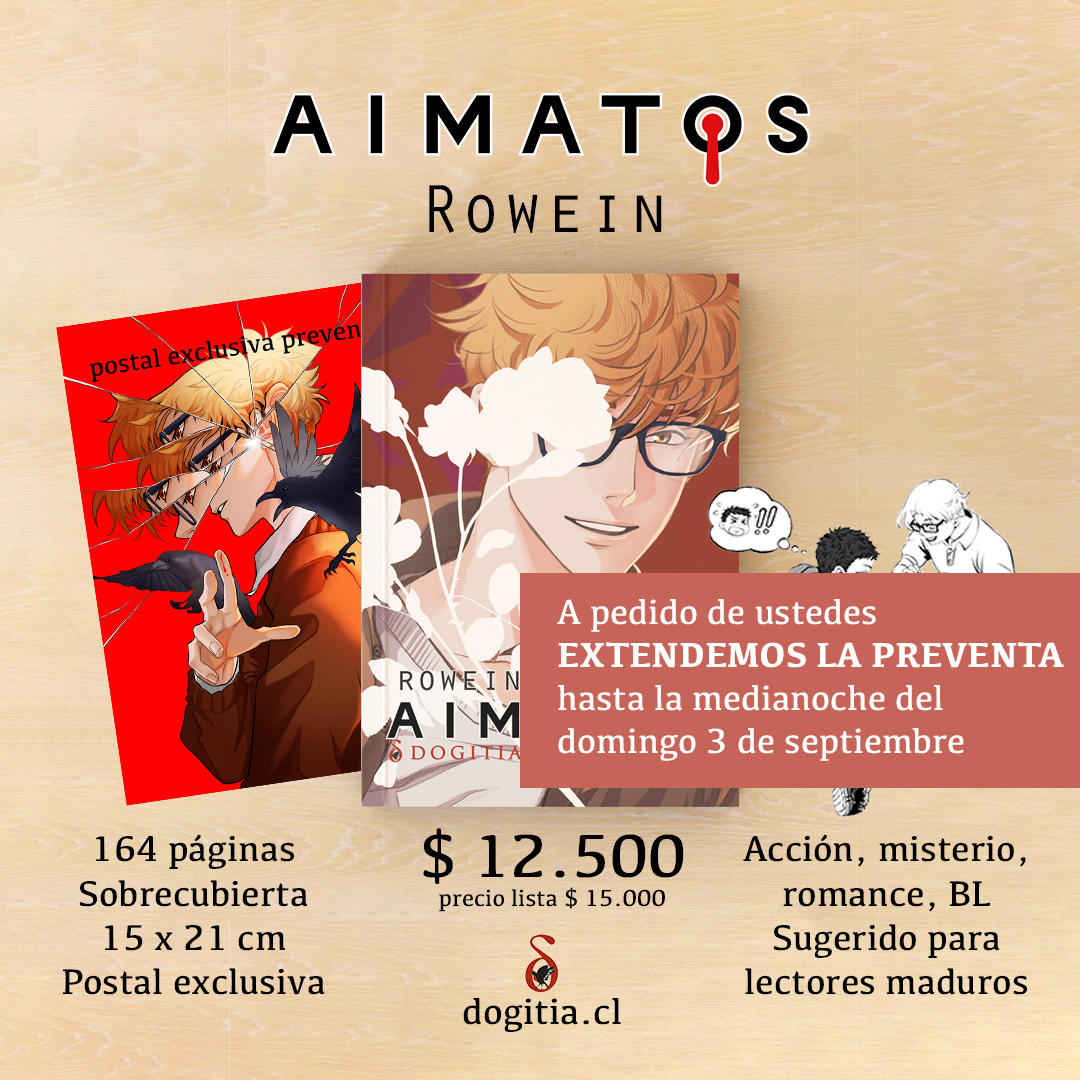Y no podía ser de otra manera. EXTENDIMOS LA PREVENTA por todo este fin de semana, porque queremos que aprovechen el descuento, queremos imprimir muchas postales exclusivas y queremos cantar a quienes no se anotaron, "🎶ahora es tarde, señora🎶". Revisa linktr.ee/dogitia
