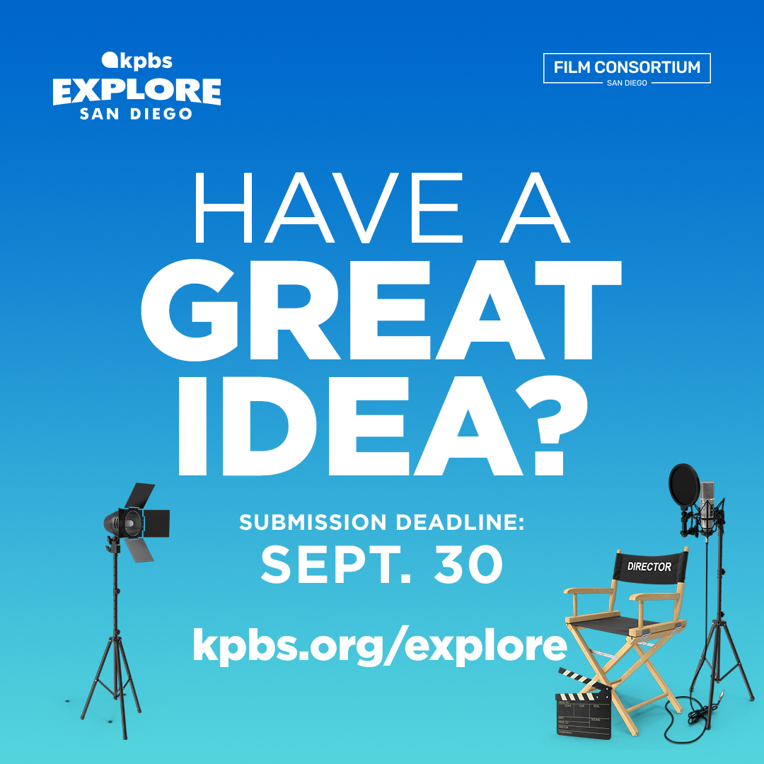 Attention all storytellers and content creators! 
KPBS Explore Local Content Project is looking for brilliant ideas! 

The KPBS Explore 24 RFI (Request for Ideas) will open on September 1st.  Learn more here:  kpbs.org/explore