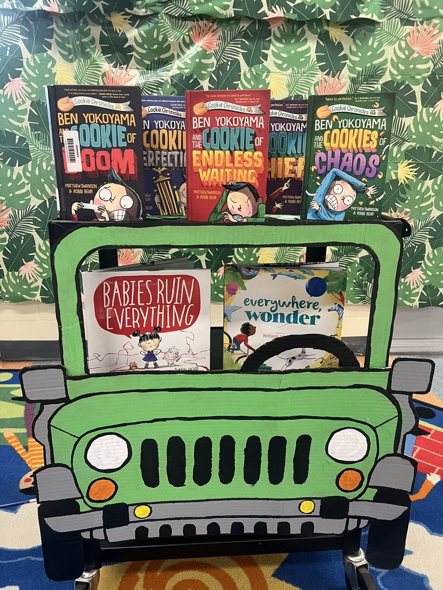 amycrithfield's tweet photo. @HCPSDavisES ♥️ tuning in with @JrLibraryGuild &amp; creators of 'The Cookie Chronicles', Matthew &amp; Robbi! They shared their writing &amp; artistic process with Ss.Their passion for literacy &amp; mission to spread joy through books is inspiring- "generosity creates generosity".@hubofschool https://t.co/yczcoanbS8