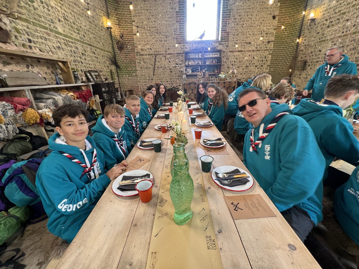 Scoutsscarter's tweet photo. Catch @MasterChefUK on Tuesday 5th September to see the contestants cook up a feast for  @worldscouting #Jamboree #Unit58. Here are some pics from the day it was all filmed. https://t.co/69h0Y2VU2q