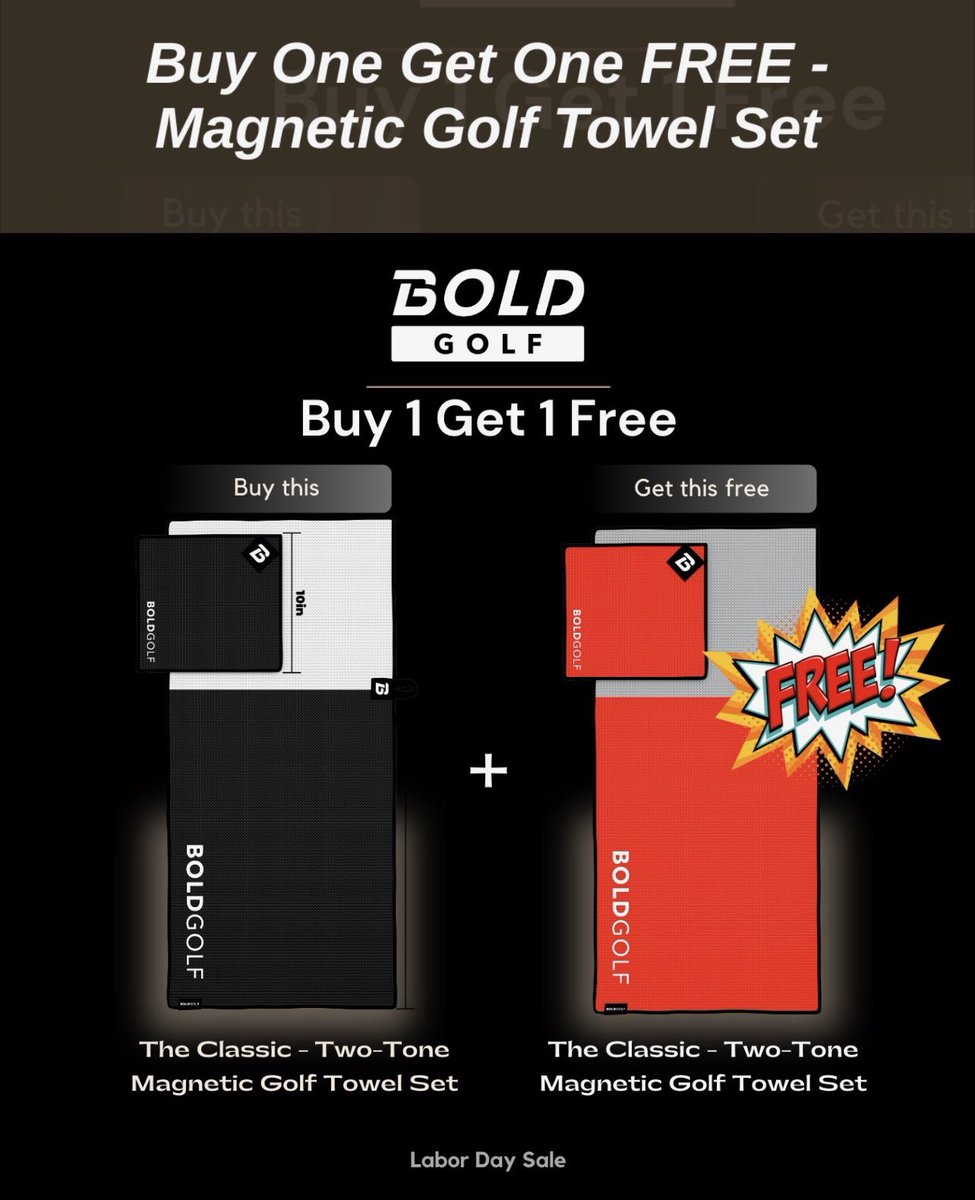 Labor Day sale!!

Code:  LABORDAY

Boldgolf.com