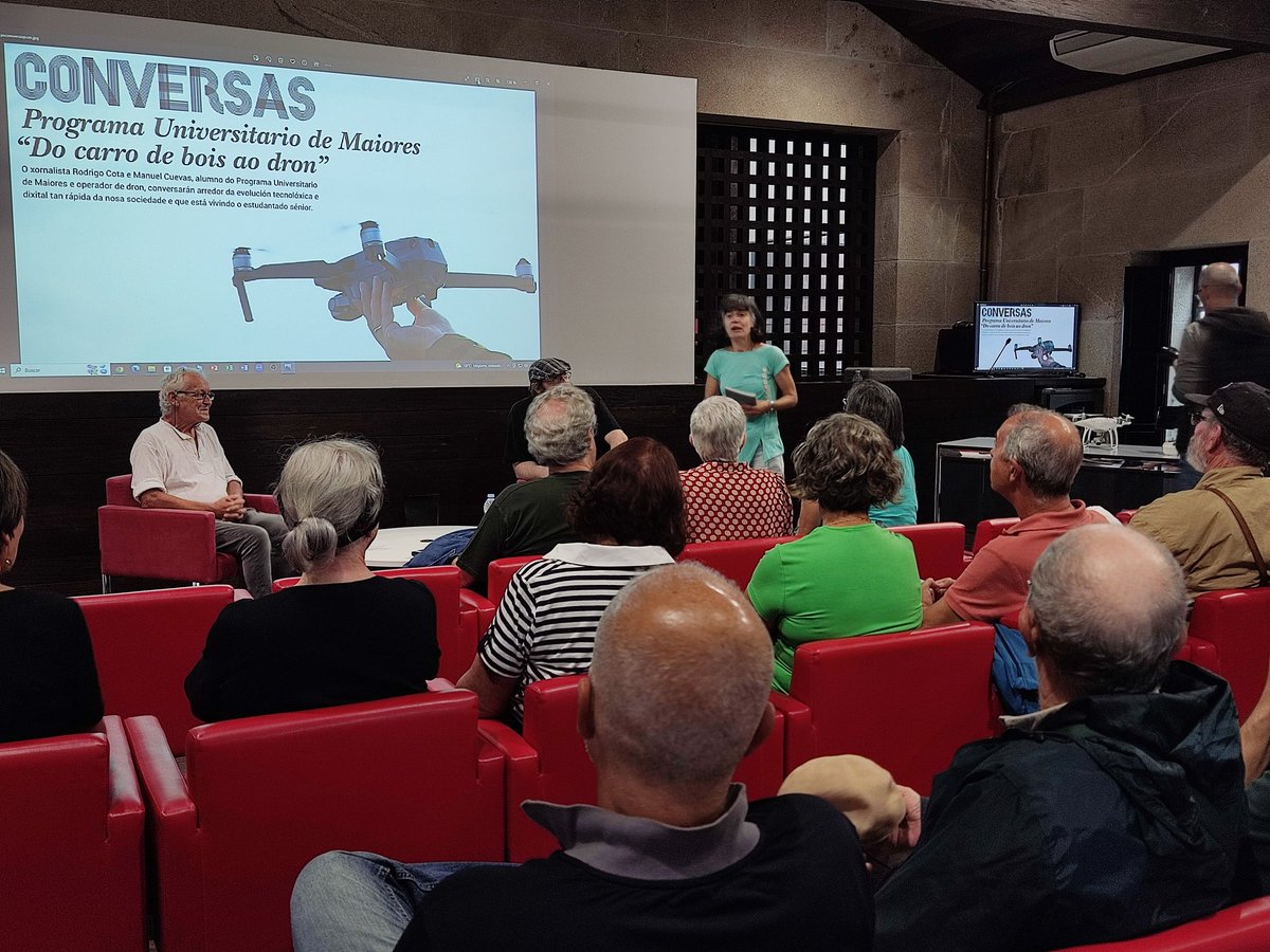 Fernando Cuevas (@cuevasalv) on Twitter photo <a href="/uvigo/">Universidade de Vigo</a> @PontevedraUVigo @eafpuvigo Gran expectación y mucha afluencia en la conversación "Do carro de bois ao dron" en #Pontevedra entre Manuel Cuevas y <a href="/RodrigoCotaGon/">Rodrigo Cota G</a>
<a href="/terry_jb/">Terry Lopez</a> <a href="/uvigo/">Universidade de Vigo</a> @PontevedraUVigo @eafpuvigo Gran expectación y mucha afluencia en la conversación "Do carro de bois ao dron" en #Pontevedra entre Manuel Cuevas y <a href="/RodrigoCotaGon/">Rodrigo Cota G</a>
<a href="/terry_jb/">Terry Lopez</a>