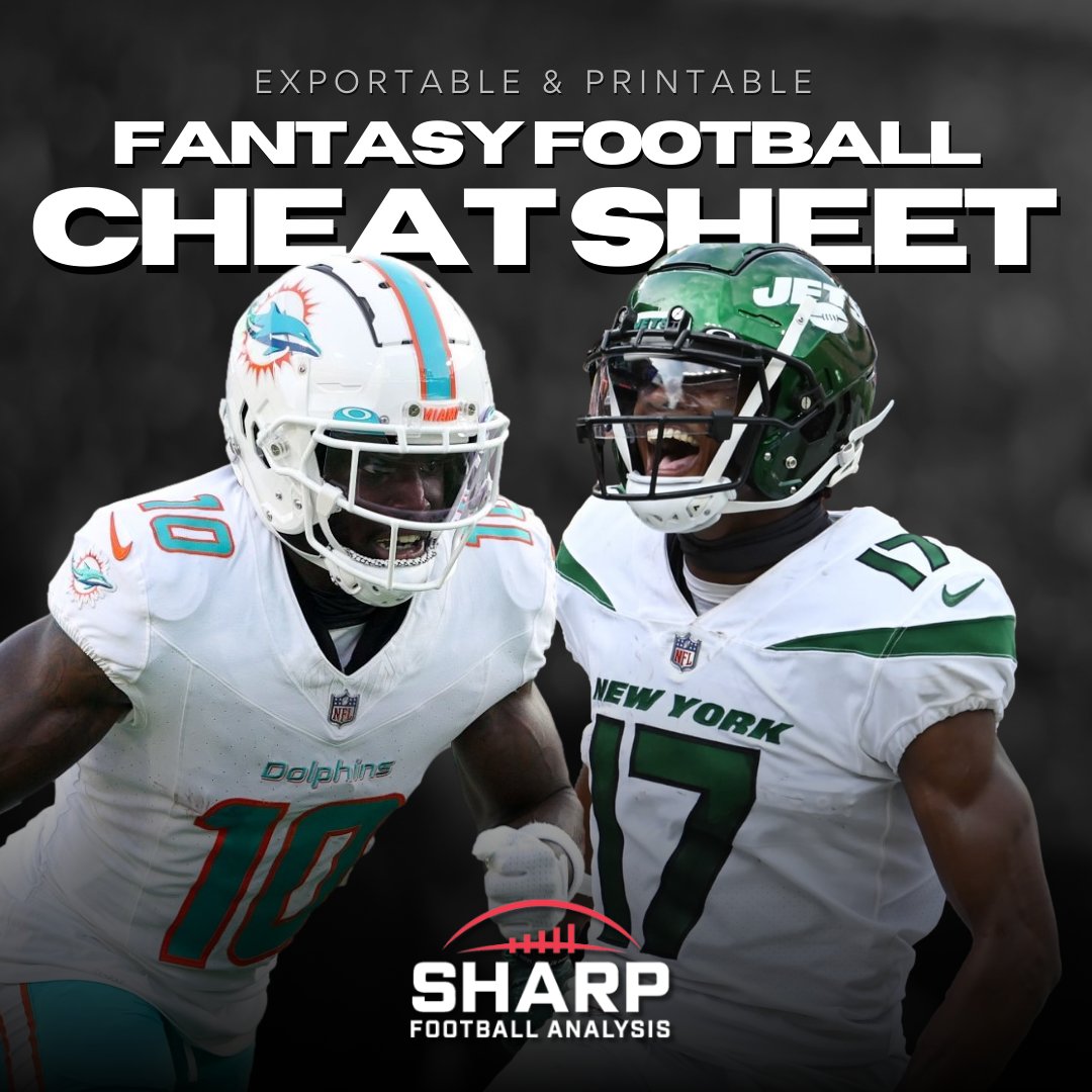fantasy football printable cheat sheet by position