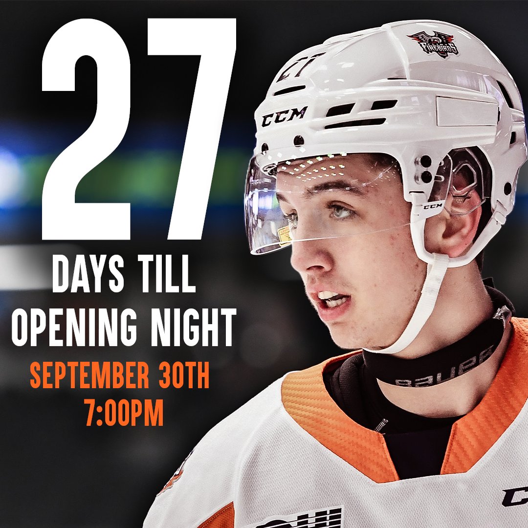 We're Matthew Jenken days away from opening night!

Single-game tickets go on sale this Tuesday at 11 a.m. Don't forget if you buy a pair of gold or silver level tickets to the home opener, you receive a FREE Firebirds t-shirt.