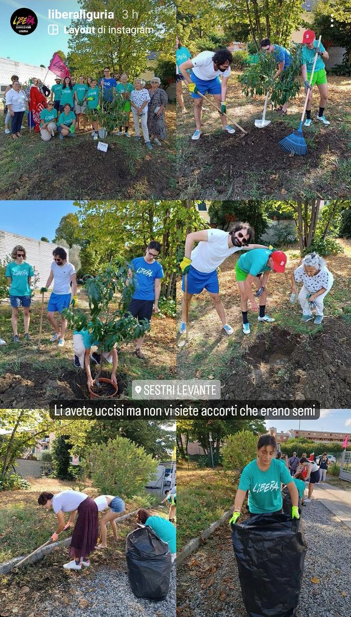 AD_eS_So's tweet photo. Finalmente i campisti possono scendere al mare e prepararsi all'ultimo pomeriggio di attività con Coop Liguria e Libera Terra. E poi con SPI CGIL per piantare nel giardino delle Casette Rosse il pesco in ricordo di Nicholas Green.
#memoriaeimpegno #liberaliguria https://t.co/MWyH0PI6Cs