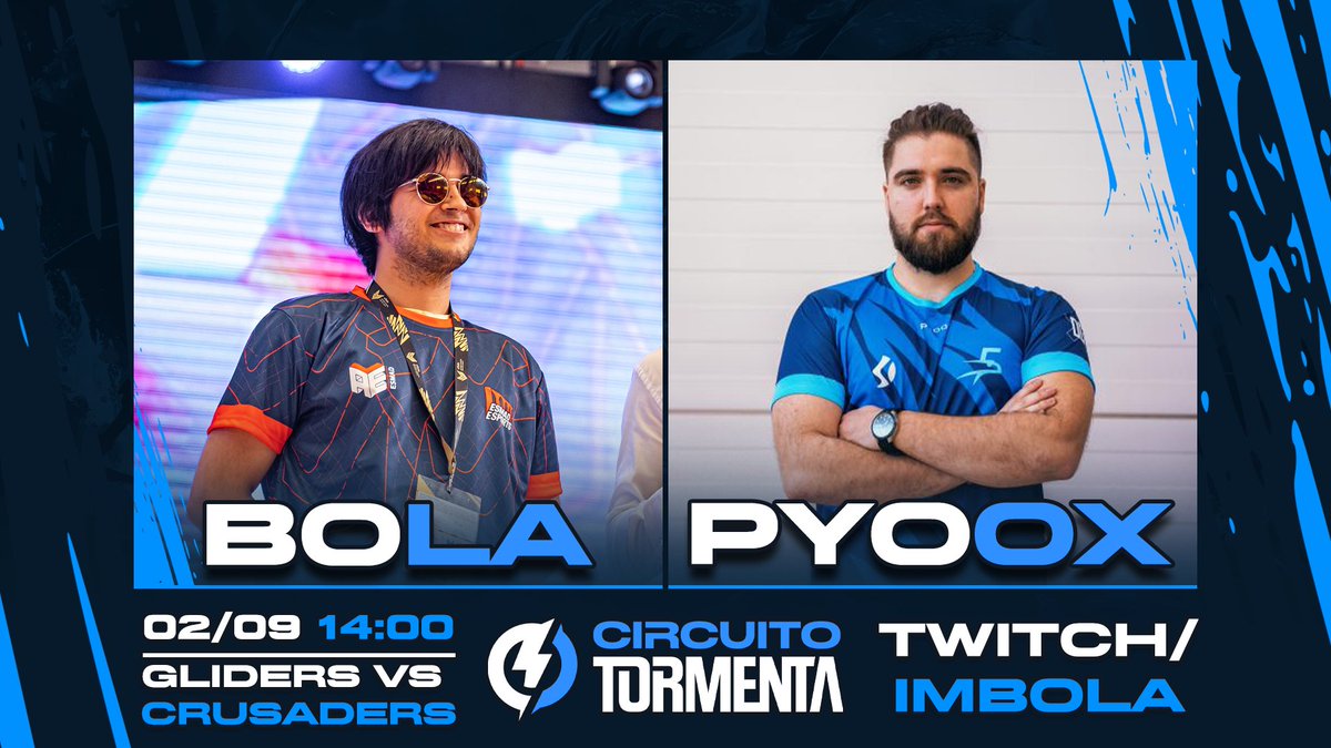 Este Sábado 02/09 (amanhã) irei streamar o Bo5 da Losers Bracket da Liga Promessa juntamente com o <a href="/Pyoox/">Sérgio Casqueiro</a> !

⚔️Gliders vs Crusaders
🛡️ Bo5
⏰ 14:00h
🔗 Twitch.tv/ImBola