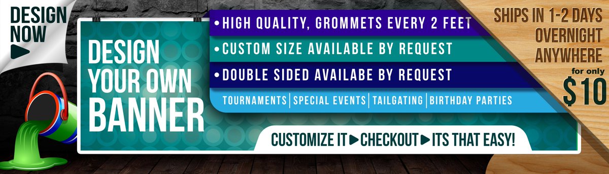 CornholeStop_'s tweet photo. Custom Banners
https://t.co/y2VrTeeDaS

#shopnow #learnmore #SignUpToday #LimitedTimeOffer #birthday
#CustomBanners #BannerDesign #PersonalizedBanners #promotion #band #cheers #bannerprinting #business #specialoffer #coffee https://t.co/vEDmle6Tce