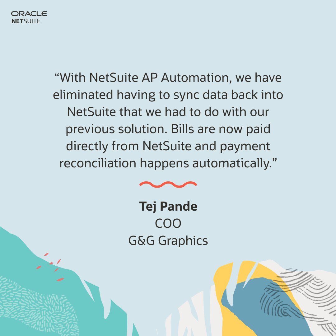 kcassel1107's tweet photo. Fewer errors, faster payments, enhanced security. ✅ See how @NetSuite AP Automation simplifies time-consuming and manual accounts payable processes.  https://t.co/0joqqVwksW https://t.co/0vlAFsNTEp