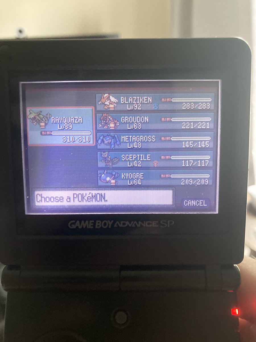 If anyone ever wonders why I opt for power in my streams/ playthroughs… this is my old Pokémon Ruby save from when I was a kid 😅 I knew what was up