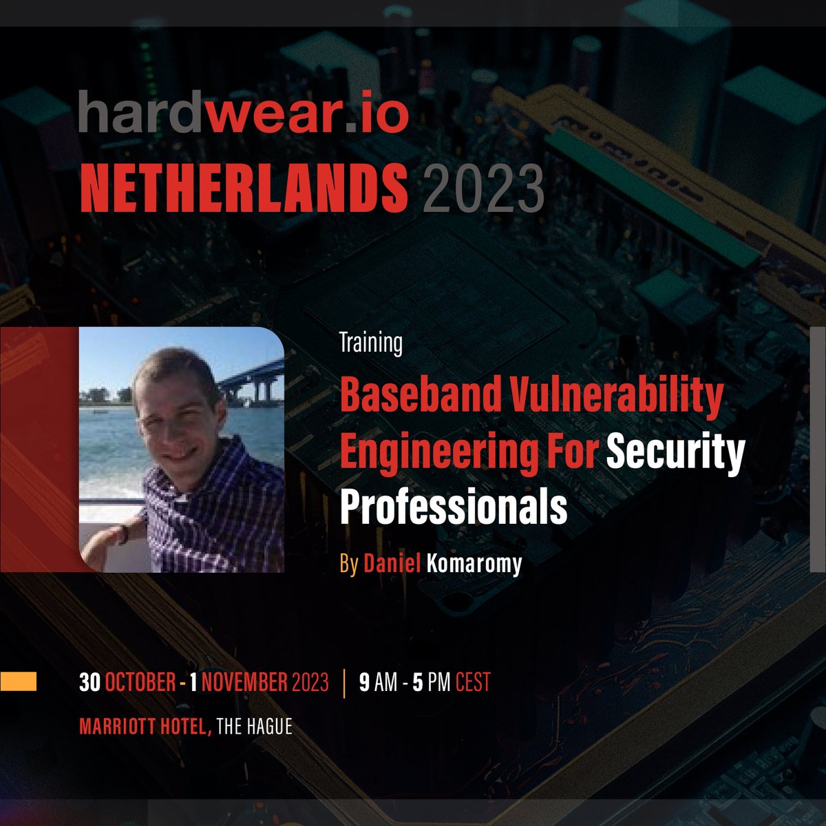 hardwear.io (@hardwear_io) on Twitter photo 📳#baseband #vulnerabilities! Learn how to setup & operate rogue cellular networks with various radio access technologies
Know more about this training by Daniel Komaromy <a href="/kutyacica/">Daniel Komaromy</a> ➡️bit.ly/3CSTeVB
#hw_ioNL2023 #hardwaresecurity #training 📳#baseband #vulnerabilities! Learn how to setup & operate rogue cellular networks with various radio access technologies
Know more about this training by Daniel Komaromy <a href="/kutyacica/">Daniel Komaromy</a> ➡️bit.ly/3CSTeVB
#hw_ioNL2023 #hardwaresecurity #training