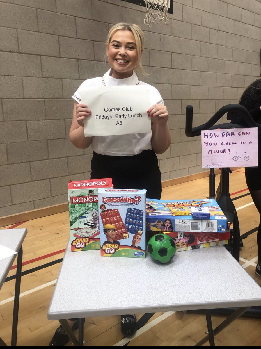 It's never too late to sign up for games club with Miss Nicholson 🎉