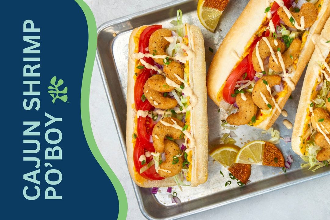 Yesterday was the last day of Sandwich Month but we're still celebrating with Cajun Breaded New Wave Shrimp® &amp; remoulade. This Po'Boy combines our #plantbased shrimp w/ pimento cheese &amp; veggies on a toasted roll.

The options for integration are limitless: newwavefoodservice.com
