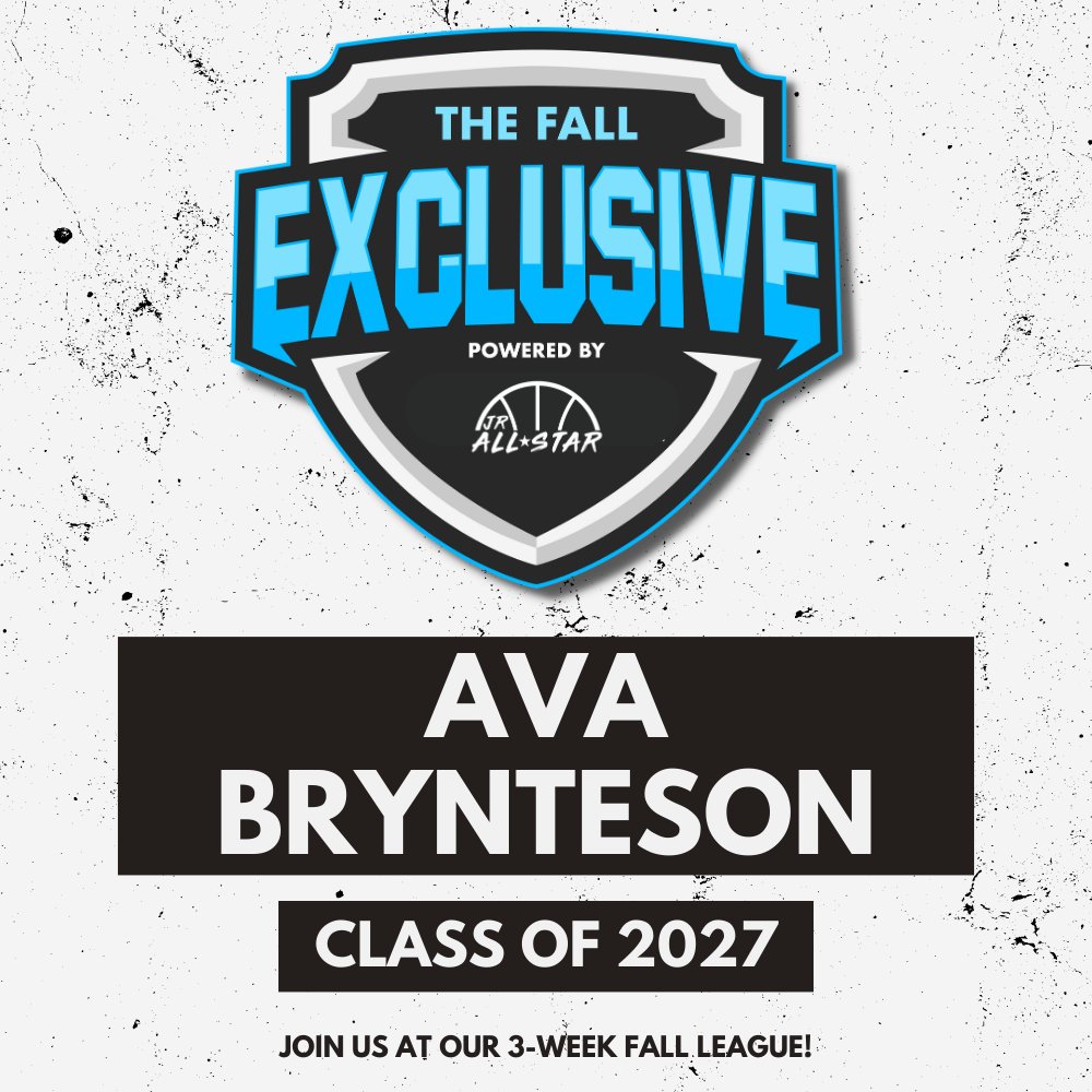 𝗥𝗘𝗚𝗜𝗦𝗧𝗘𝗥𝗘𝗗. ✔️

@Avabrynteson1 is registered for 𝗧𝗛𝗘 𝗙𝗔𝗟𝗟 𝗘𝗫𝗖𝗟𝗨𝗦𝗜𝗩𝗘!

Don't miss out! Get registered! 👇
jrallstar.com/exposure-event…