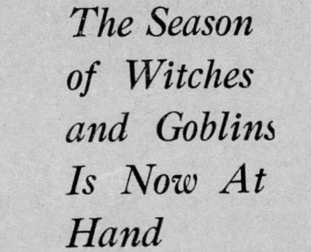 👻 🧙🏼‍♀️ 🎃 

Chicago Tribune, Illinois, October 24, 1932 - yesterdaysprint